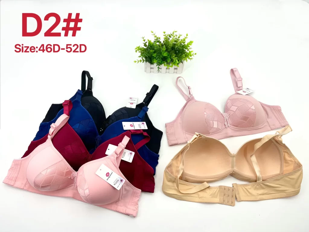 Wholesale Plus Size Jacquard Bra D Cup (D2) - China lingerie manufacturer & supplier