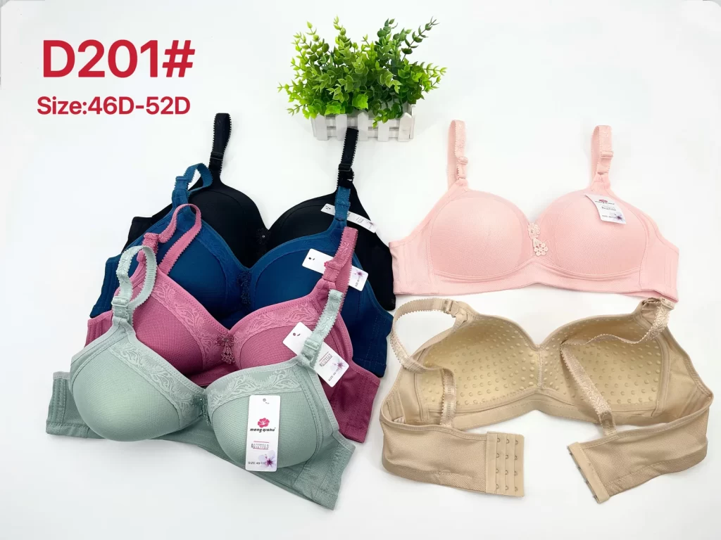 Wholesale Plus Size Lace Trim Bra D Cup (D201) - China lingerie manufacturer & supplier
