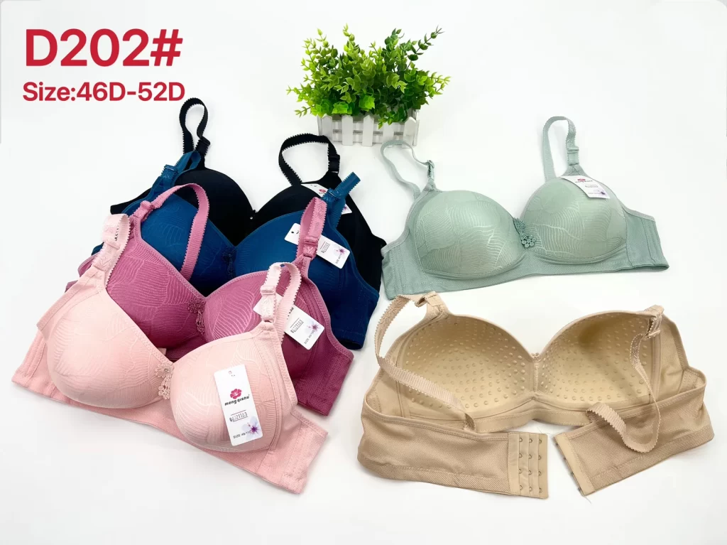 Wholesale Plus Size Lace Trim Bra D Cup (D202) - China lingerie manufacturer & supplier