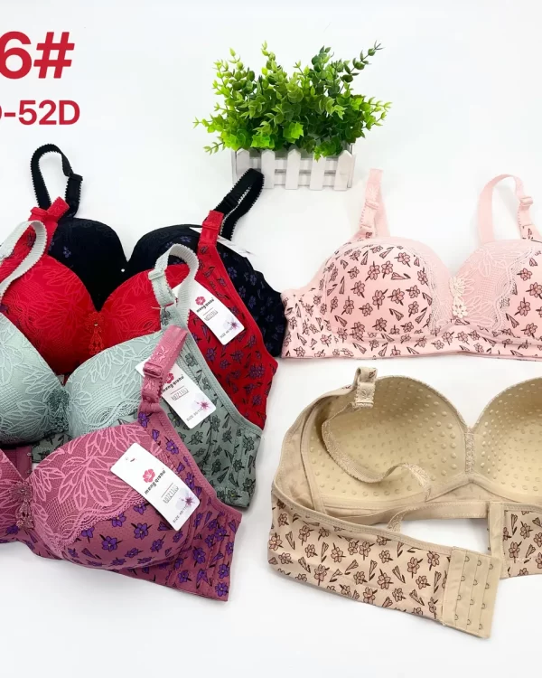 Wholesale Plus Size Lace Trim Bra D Cup (D206) - China lingerie manufacturer & supplier