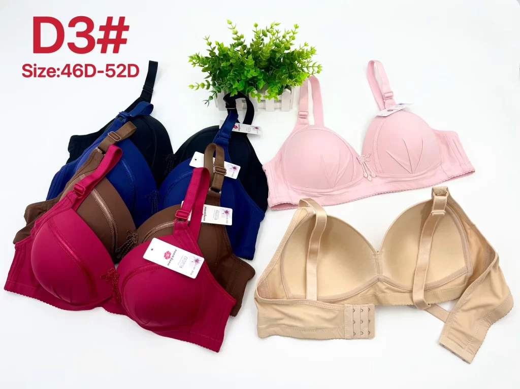 Wholesale Plus Size Lace Trim Bra D Cup (D3) - China lingerie manufacturer & supplier