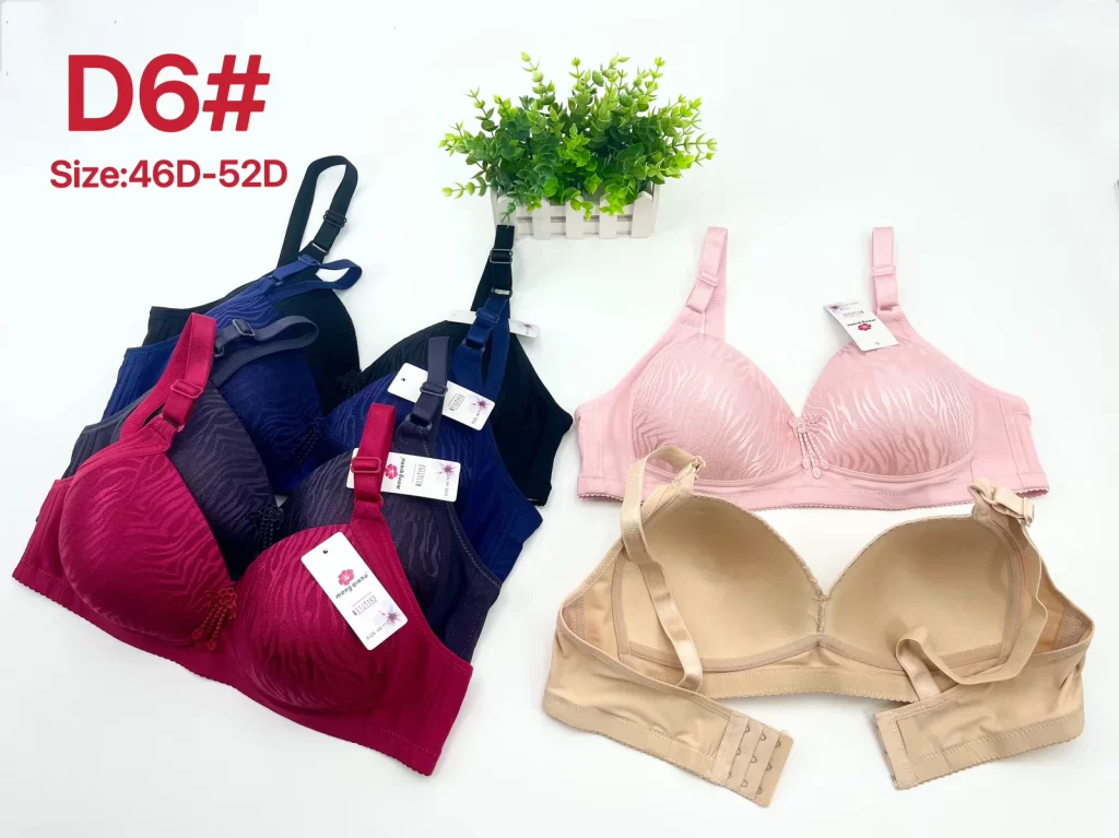 Wholesale Plus Size Lace Trim Bra D Cup (D6) - China lingerie manufacturer & supplier