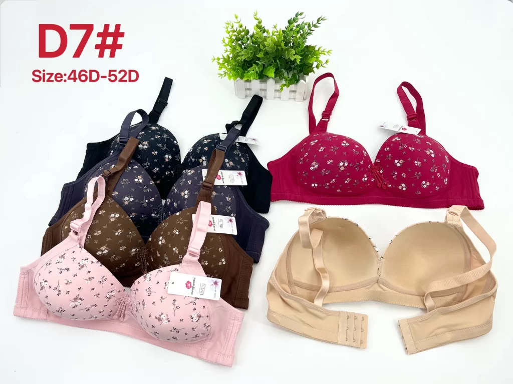 Wholesale Plus Size Lace Trim Bra D Cup (D7) - China lingerie manufacturer & supplier