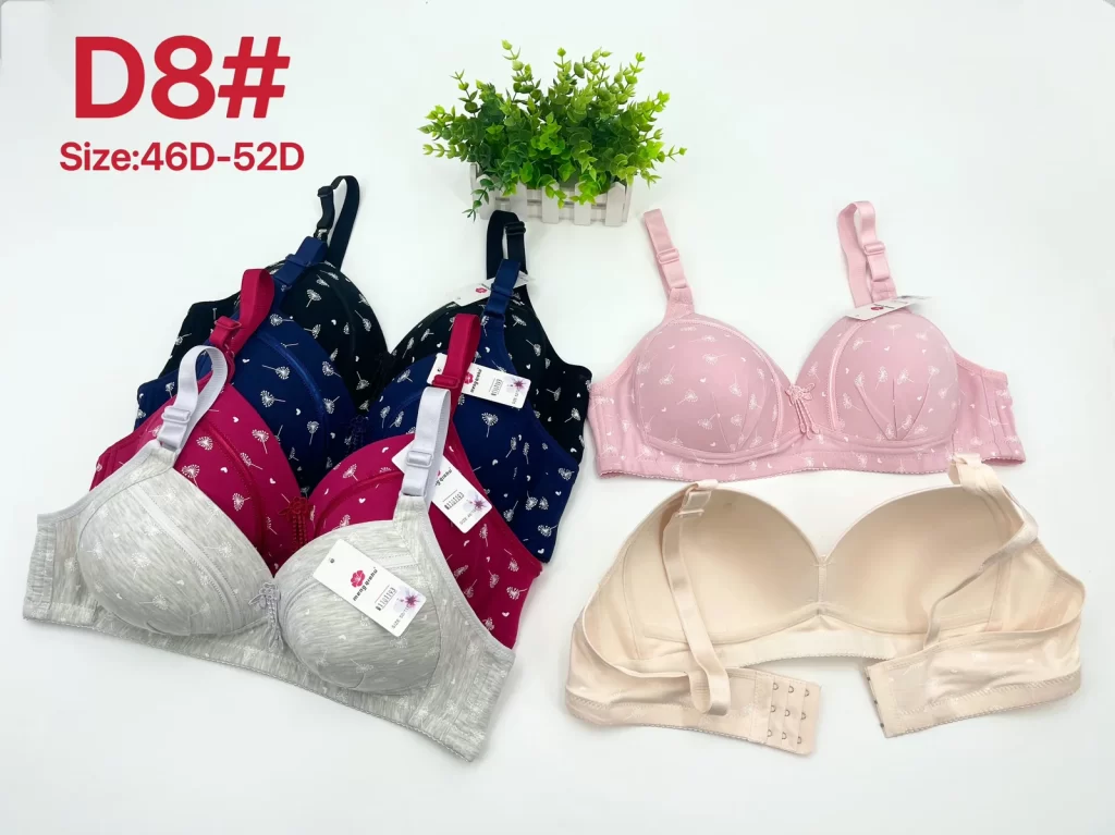 Wholesale Plus Size Lace Trim Bra D Cup (D8) - China lingerie manufacturer & supplier