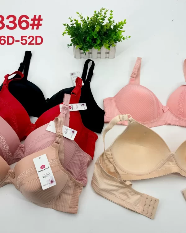 Wholesale Plus Size Lace Trim Bra D Cup (D8836) - China lingerie manufacturer & supplier