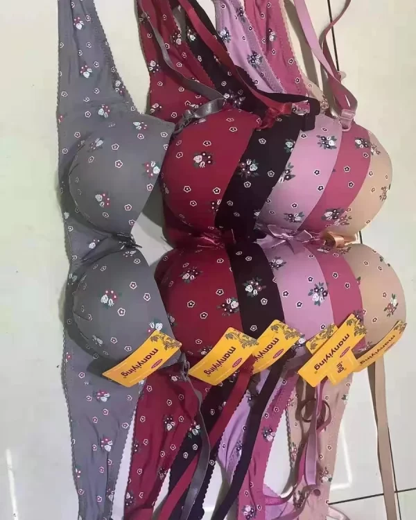 Wholesale Plus Size Floral Print Bra (D05) - China lingerie manufacturer & supplier