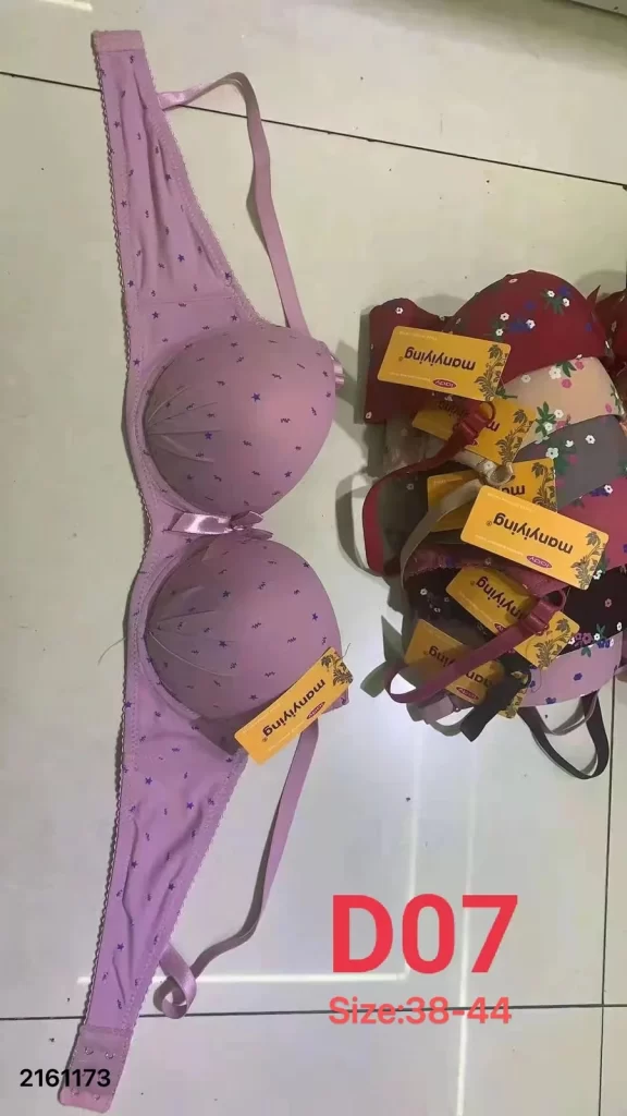 Wholesale Plus Size Floral Print Bra (D07) - China lingerie manufacturer & supplier