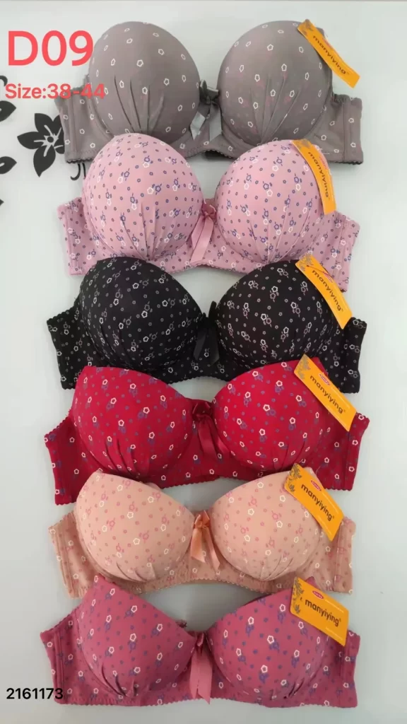 Wholesale Plus Size Floral Print Bra (D09) - China lingerie manufacturer & supplier