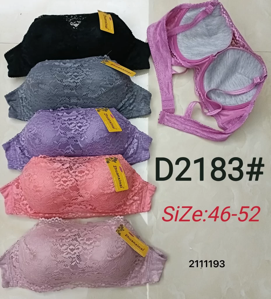 Wholesale Plus Size Bandeau Bra (D2183) - China lingerie manufacturer & supplier