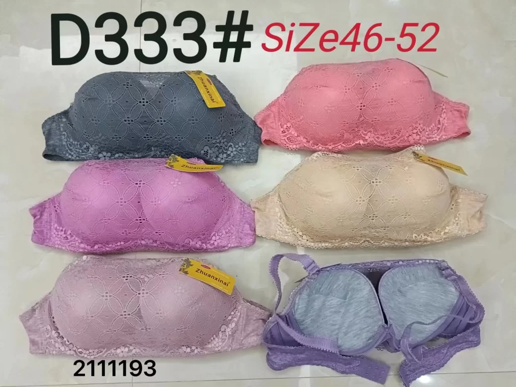 Wholesale Plus Size Bandeau Bra (D333) - China lingerie manufacturer & supplier