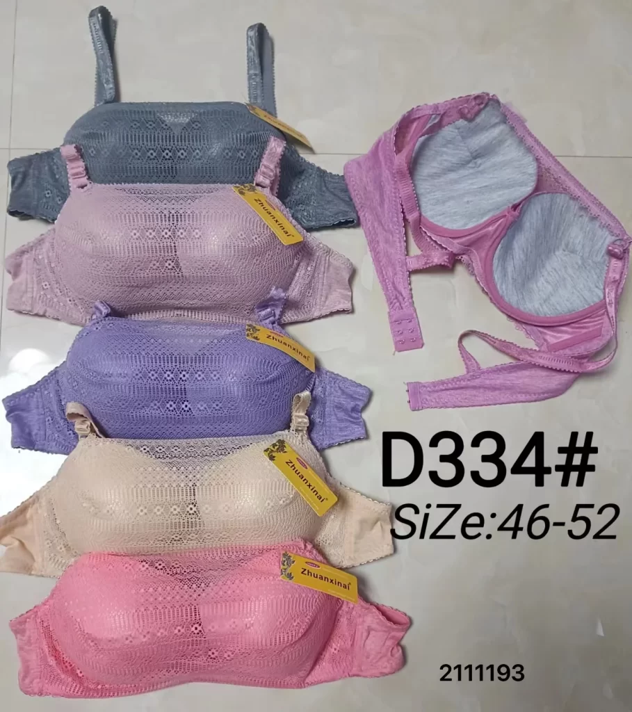 Wholesale Plus Size Bandeau Bra (D334) - China lingerie manufacturer & supplier
