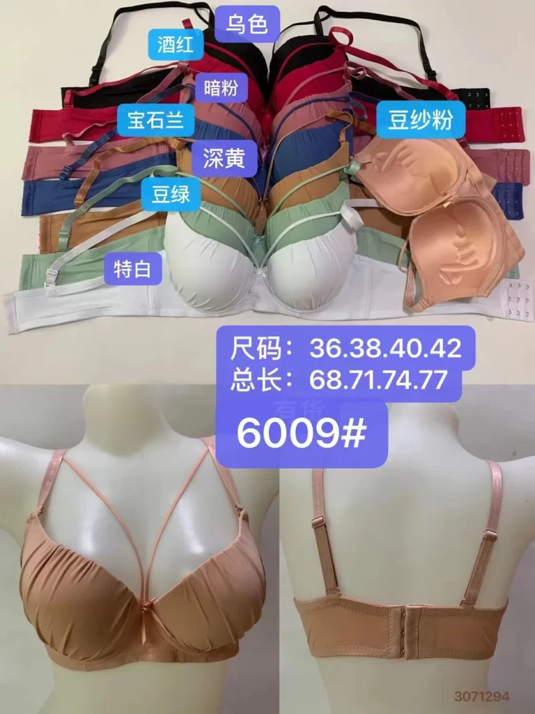 Wholesale Push-Up bra B cup model 6009 from factory 307 - China lingerie manufacturer & supplier