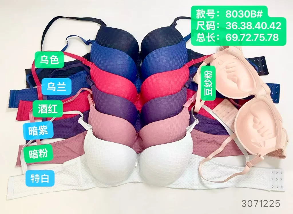 Wholesale Push-Up bra B cup model 8030B from factory 307 - China lingerie manufacturer & supplier