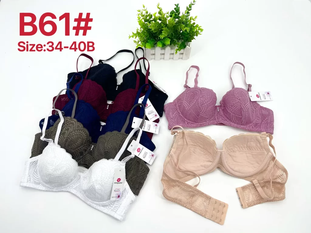 Wholesale Push-Up bra B cup model B61 from factory 206 - China lingerie manufacturer & supplier