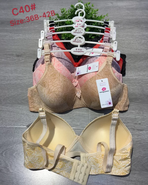 Wholesale Push-Up bra B cup model C40 from factory 123 - China lingerie manufacturer & supplier