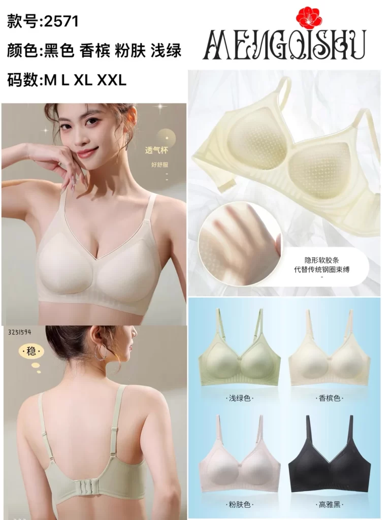 Wholesale Seamless One-Piece Bra (2571) - China lingerie manufacturer & supplier