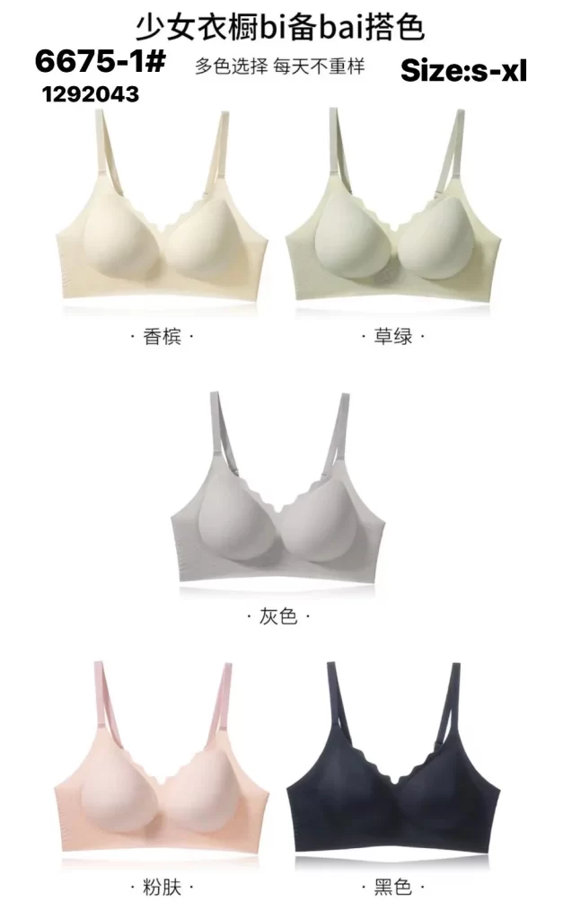 Wholesale Seamless bra model 6675-1 from factory 129 - China lingerie manufacturer & supplier