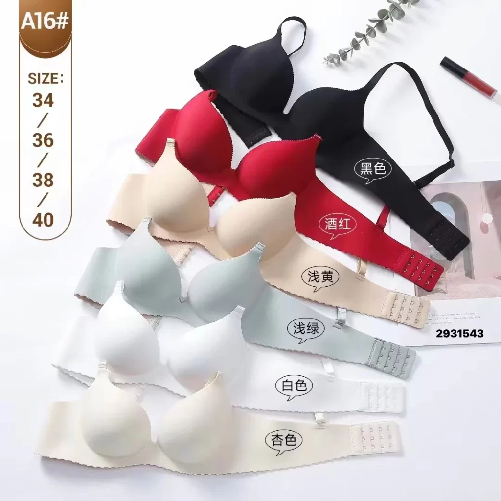 Wholesale Seamless bra model A16 from factory 293 - China lingerie manufacturer & supplier